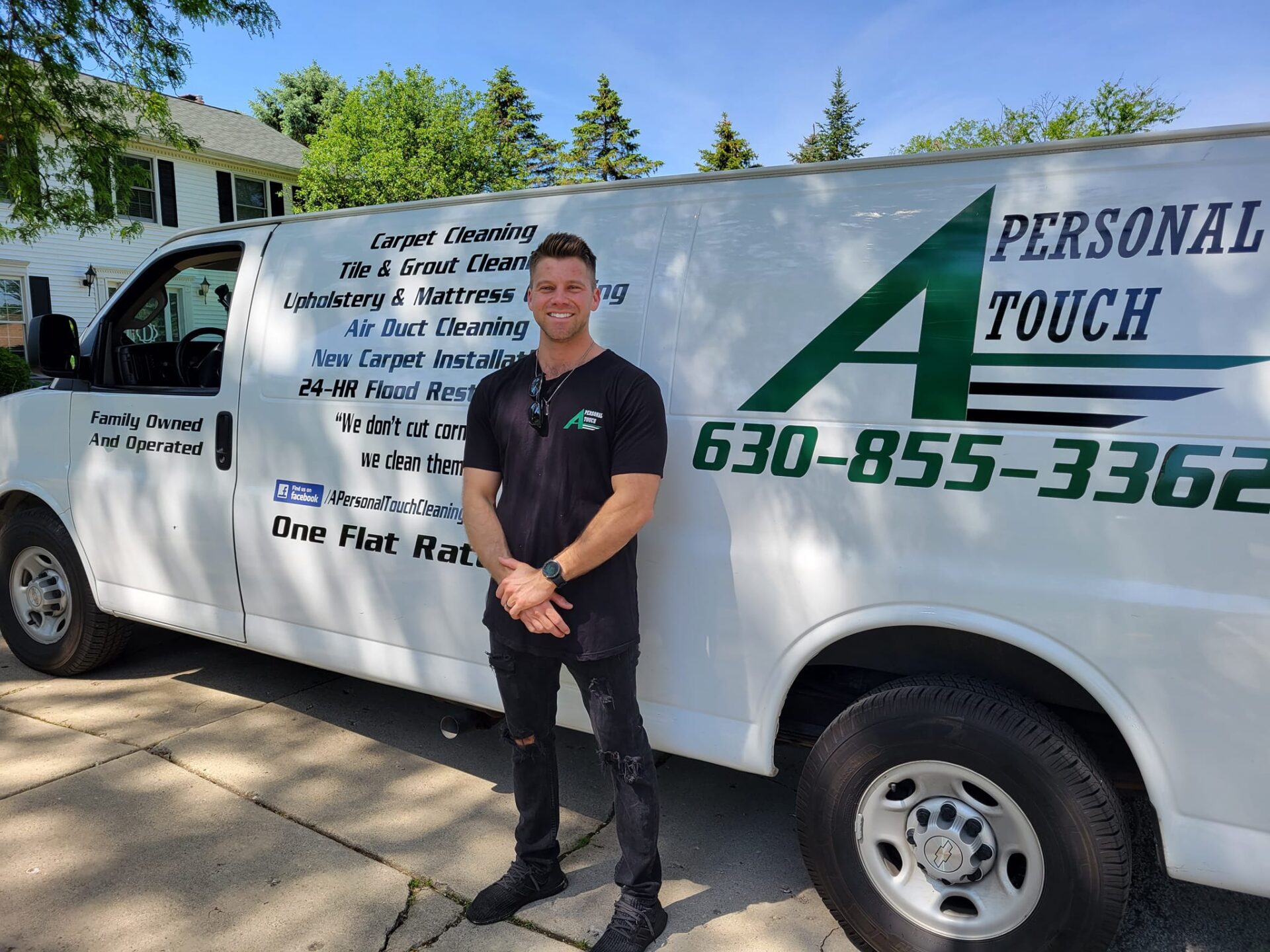 president and owner of A Personal Touch cleaning and restoration company in carol stream illinois